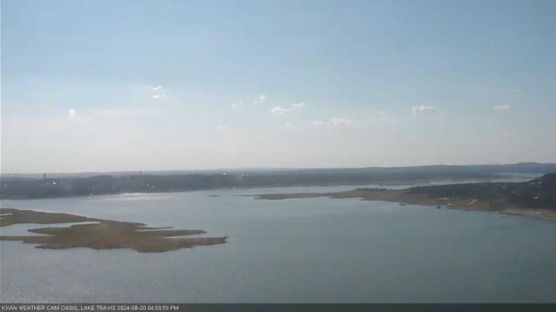 Lake Travis webcam, August 20, 2024 5:00 PM CT
