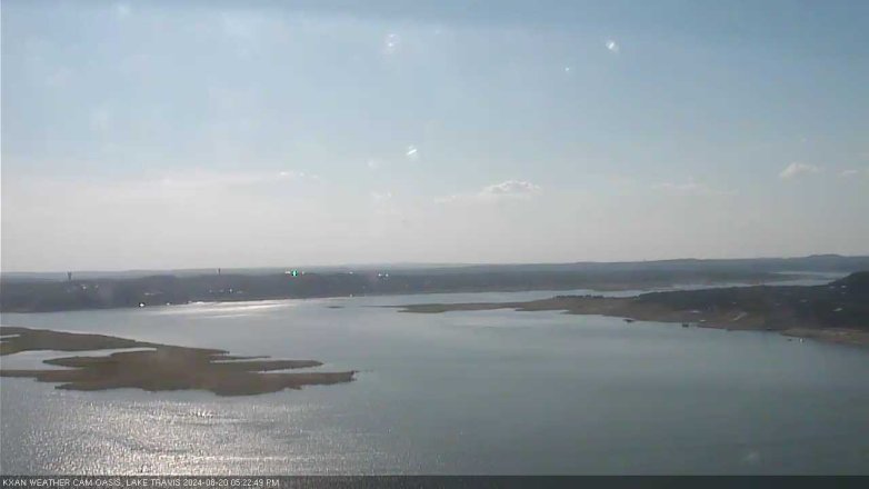 Lake Travis webcam, August 20, 2024 5:25 PM CT