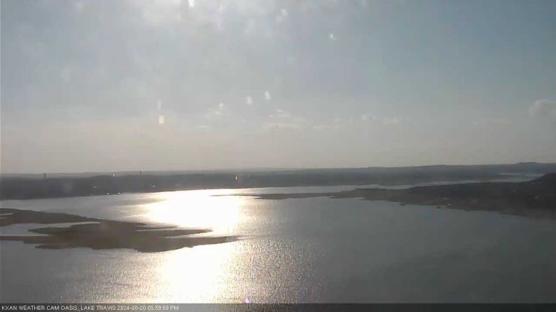 Lake Travis webcam, August 20, 2024 6:00 PM CT