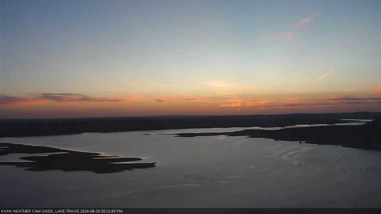 Lake Travis webcam, August 20, 2024 8:25 PM CT
