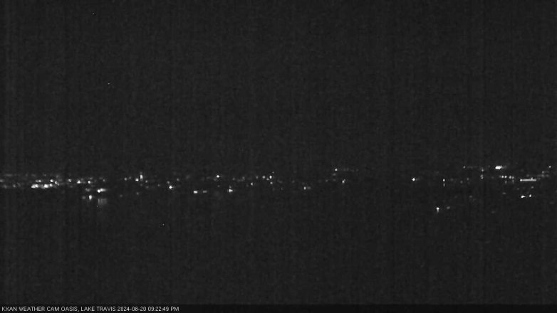 Lake Travis webcam, August 20, 2024 9:25 PM CT
