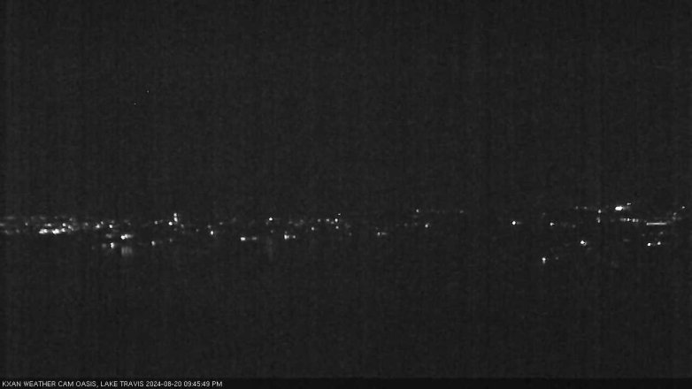 Lake Travis webcam, August 20, 2024 9:45 PM CT