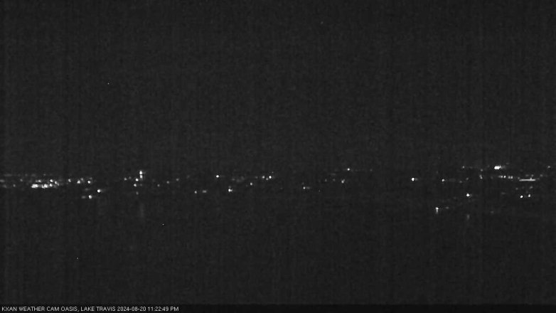 Lake Travis webcam, August 20, 2024 11:25 PM CT