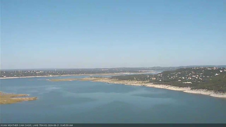Lake Travis webcam, August 21, 2024 10:45 AM CT