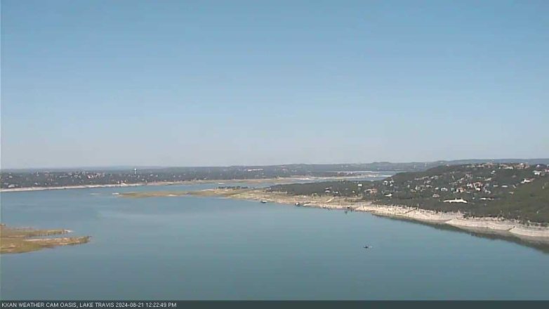 Lake Travis webcam, August 21, 2024 12:25 PM CT