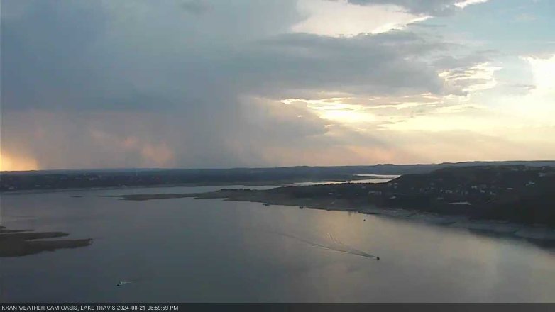 Lake Travis webcam, August 21, 2024 7:00 PM CT
