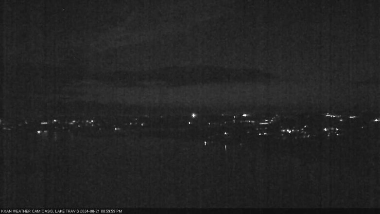 Lake Travis webcam, August 21, 2024 9:00 PM CT