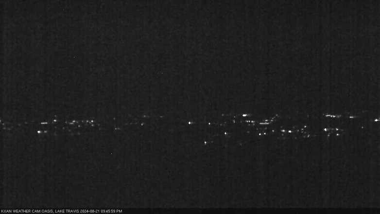 Lake Travis webcam, August 21, 2024 9:45 PM CT