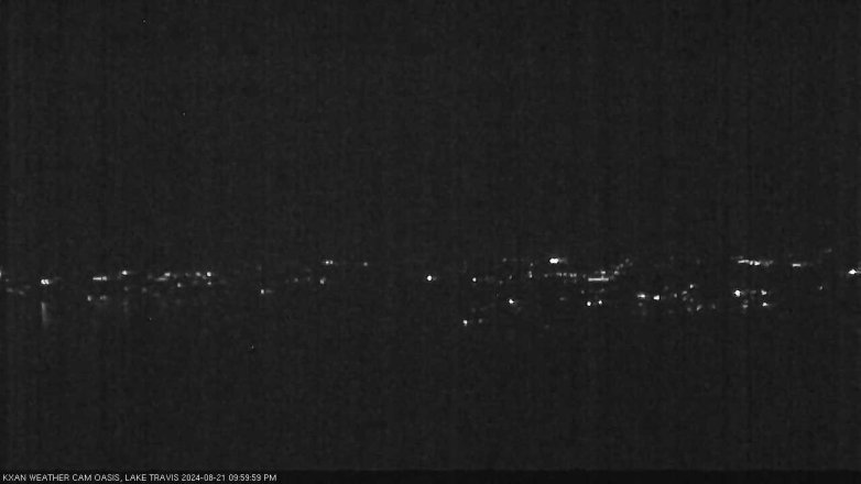 Lake Travis webcam, August 21, 2024 10:00 PM CT