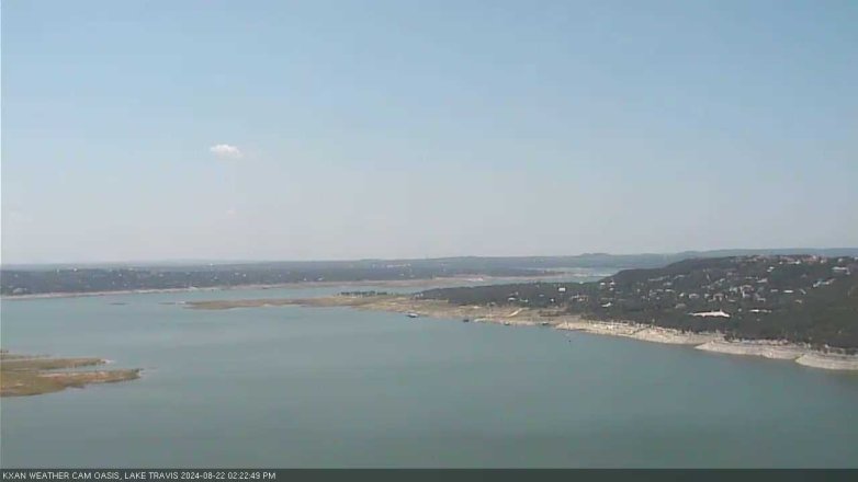 Lake Travis webcam, August 22, 2024 2:25 PM CT