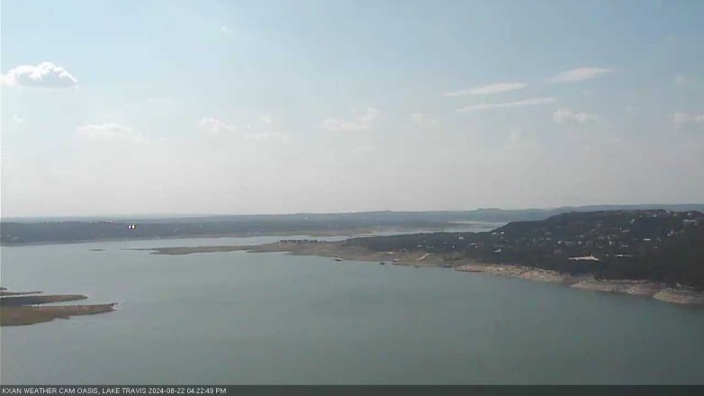 Lake Travis webcam, August 22, 2024 4:25 PM CT