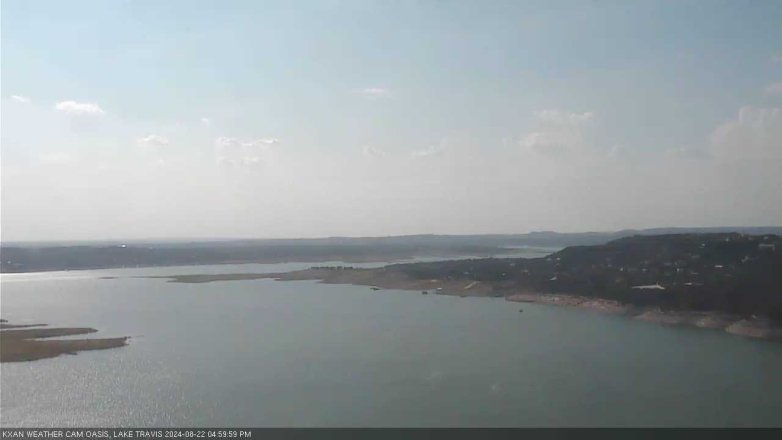 Lake Travis webcam, August 22, 2024 5:00 PM CT