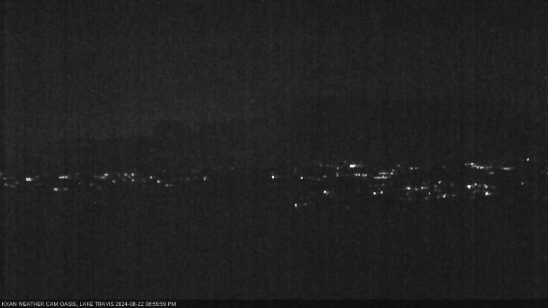 Lake Travis webcam, August 22, 2024 9:00 PM CT