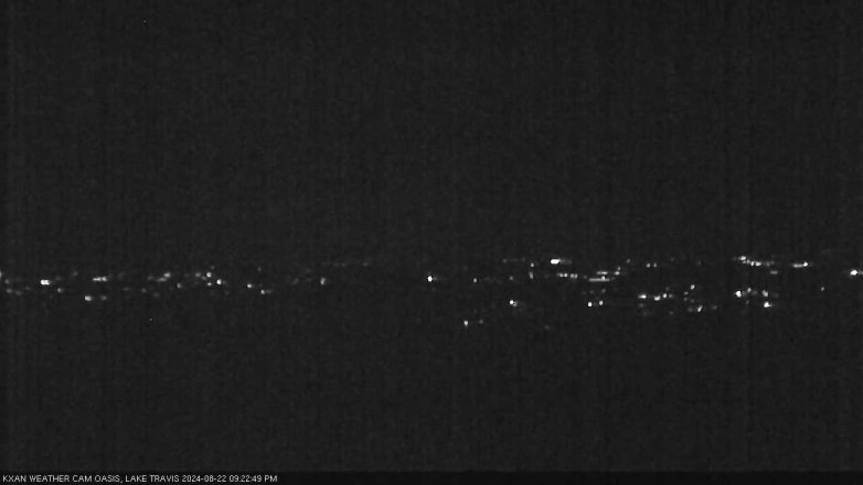 Lake Travis webcam, August 22, 2024 9:25 PM CT