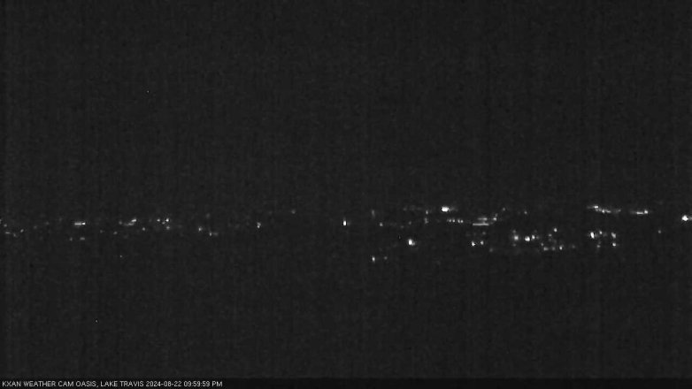 Lake Travis webcam, August 22, 2024 10:00 PM CT