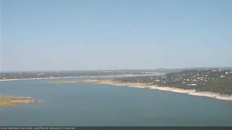 Lake Travis webcam, August 23, 2024 11:25 AM CT