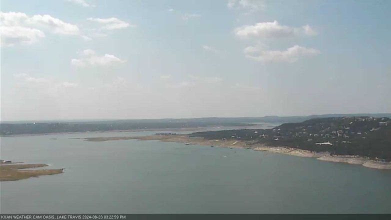 Lake Travis webcam, August 23, 2024 3:25 PM CT