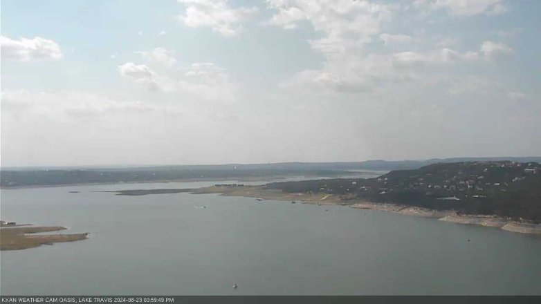 Lake Travis webcam, August 23, 2024 4:00 PM CT