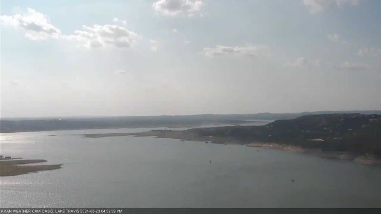 Lake Travis webcam, August 23, 2024 5:00 PM CT