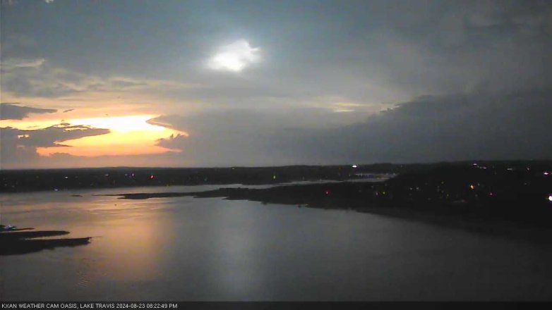 Lake Travis webcam, August 23, 2024 8:25 PM CT