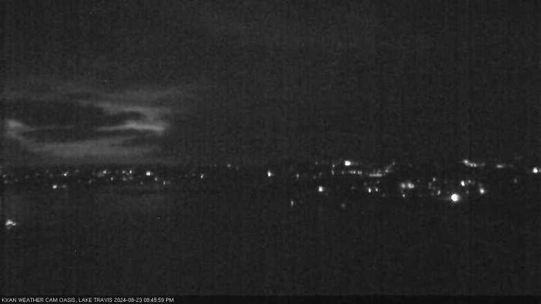 Lake Travis webcam, August 23, 2024 8:45 PM CT