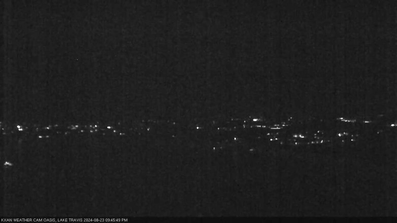 Lake Travis webcam, August 23, 2024 9:45 PM CT
