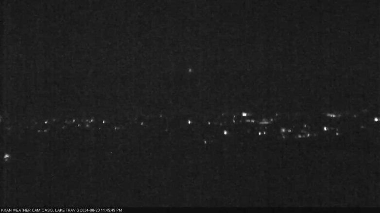 Lake Travis webcam, August 23, 2024 11:45 PM CT