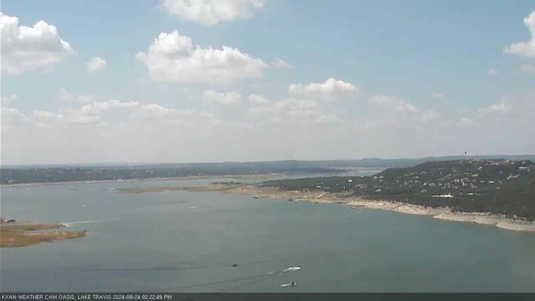 Lake Travis webcam, August 24, 2024 2:25 PM CT