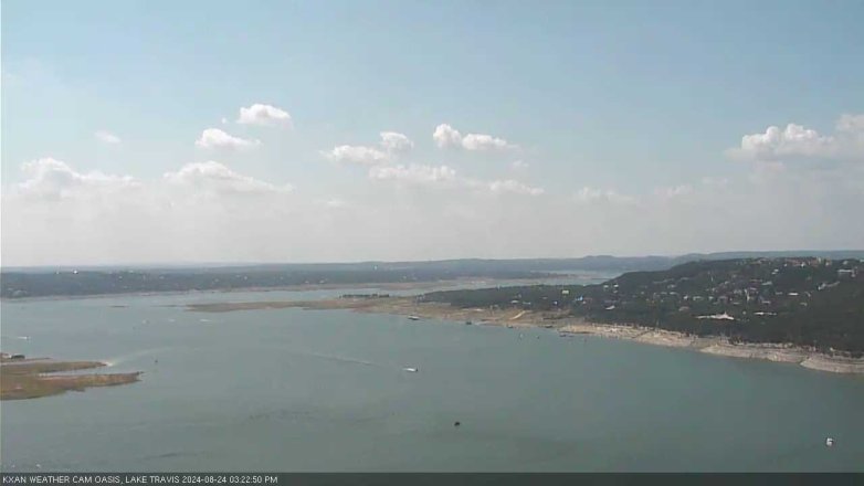Lake Travis webcam, August 24, 2024 3:25 PM CT