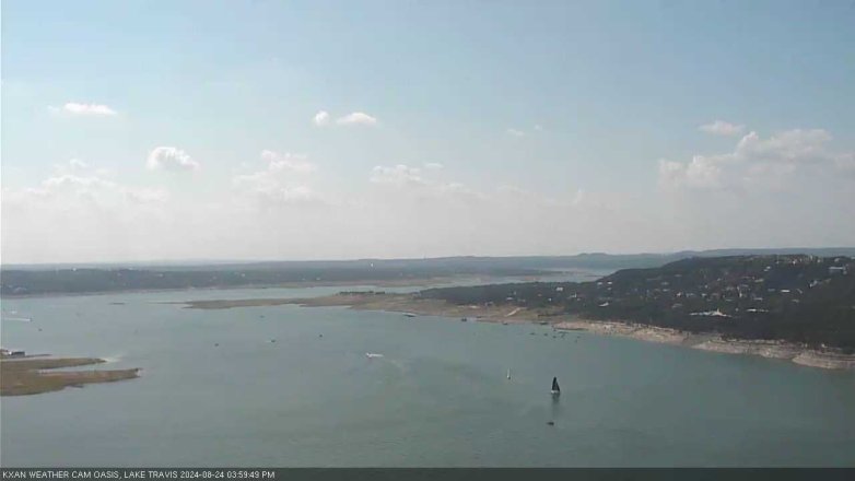 Lake Travis webcam, August 24, 2024 4:00 PM CT