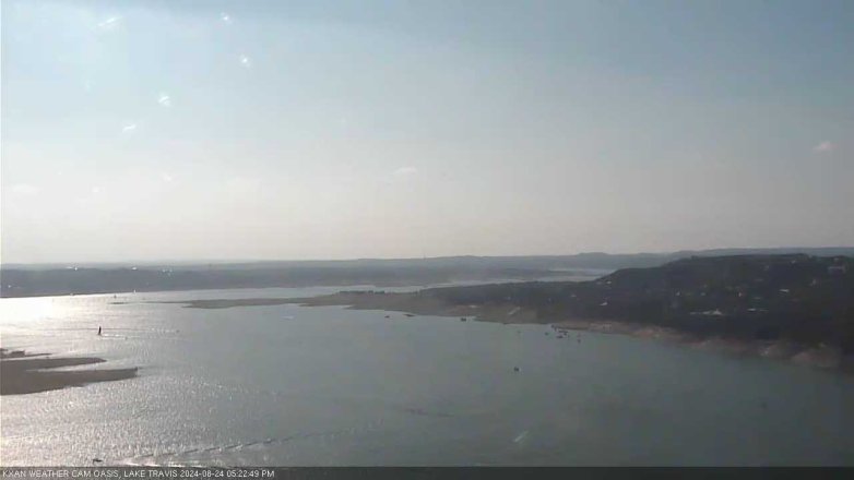 Lake Travis webcam, August 24, 2024 5:25 PM CT