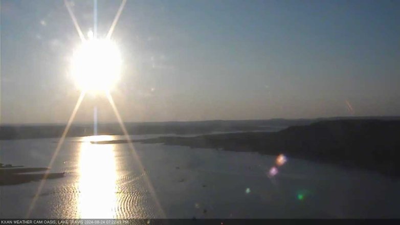 Lake Travis webcam, August 24, 2024 7:25 PM CT