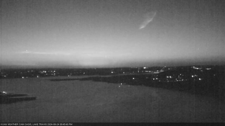 Lake Travis webcam, August 24, 2024 8:45 PM CT