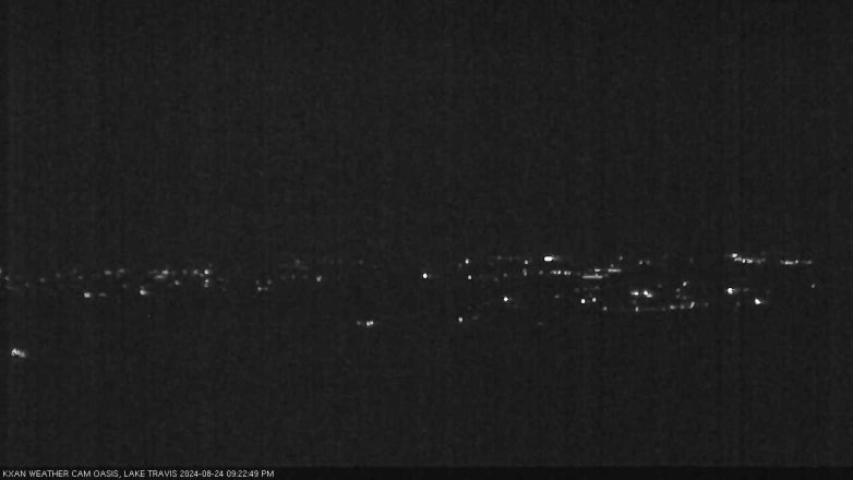 Lake Travis webcam, August 24, 2024 9:25 PM CT