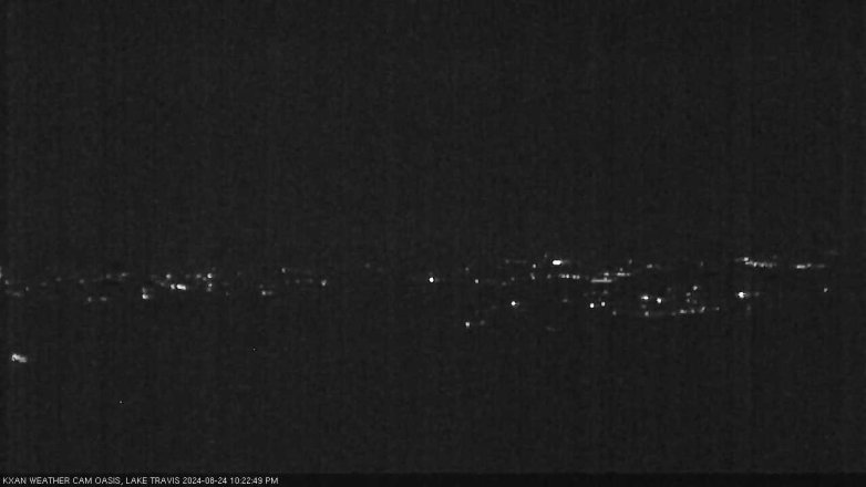 Lake Travis webcam, August 24, 2024 10:25 PM CT