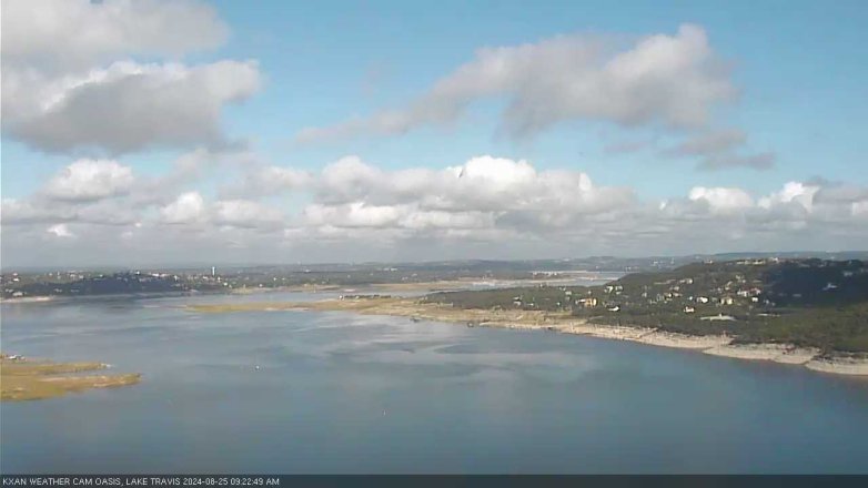 Lake Travis webcam, August 25, 2024 9:25 AM CT