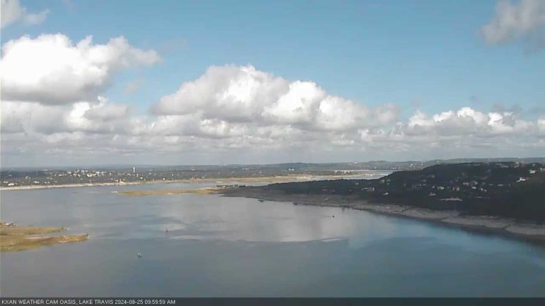 Lake Travis webcam, August 25, 2024 10:00 AM CT