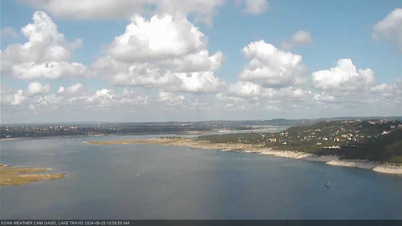 Lake Travis webcam, August 25, 2024 11:00 AM CT