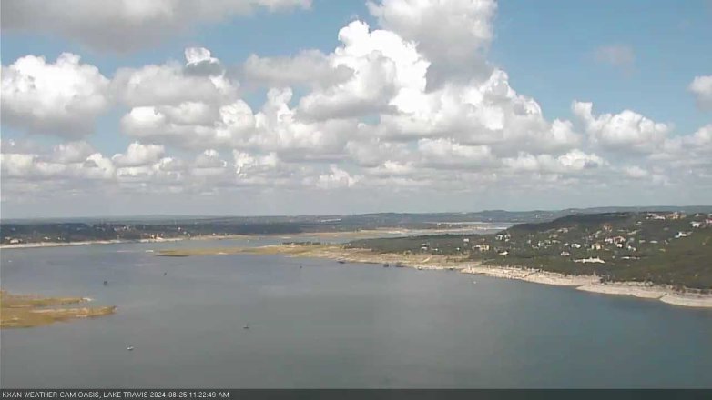 Lake Travis webcam, August 25, 2024 11:25 AM CT