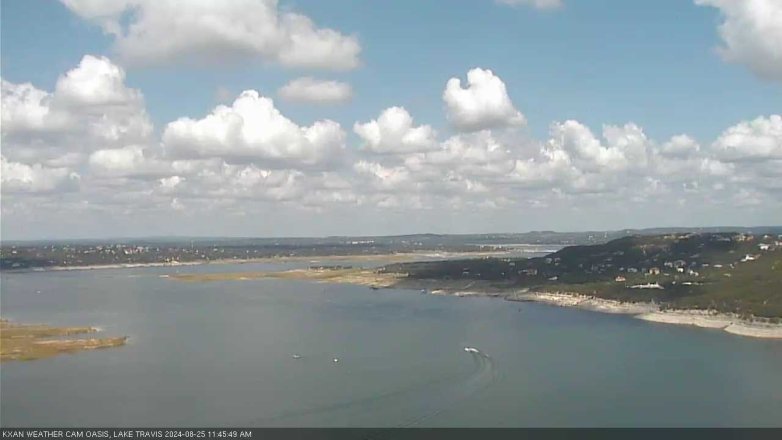 Lake Travis webcam, August 25, 2024 11:45 AM CT