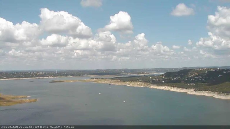 Lake Travis webcam, August 25, 2024 12:00 PM CT