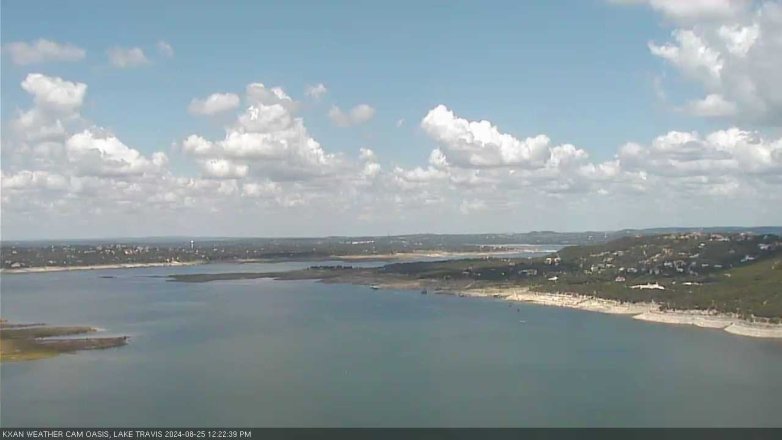 Lake Travis webcam, August 25, 2024 12:25 PM CT