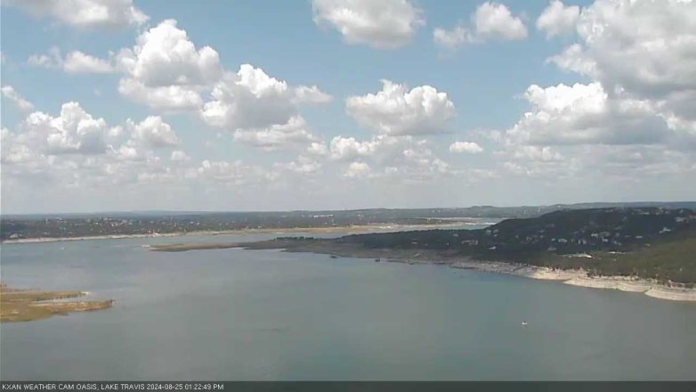 Lake Travis webcam, August 25, 2024 1:25 PM CT