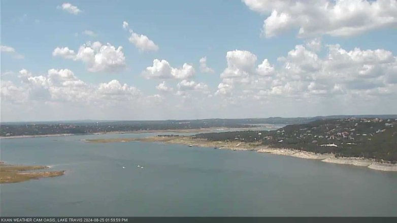 Lake Travis webcam, August 25, 2024 2:00 PM CT