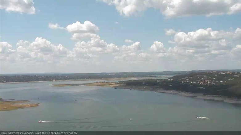 Lake Travis webcam, August 25, 2024 2:25 PM CT