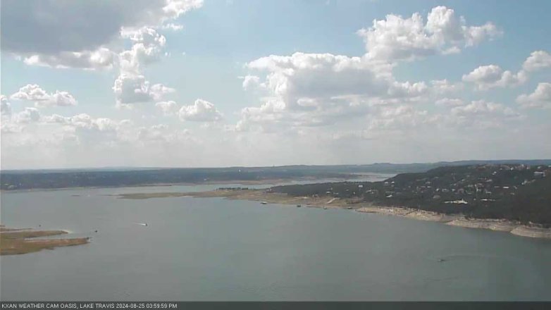 Lake Travis webcam, August 25, 2024 4:00 PM CT