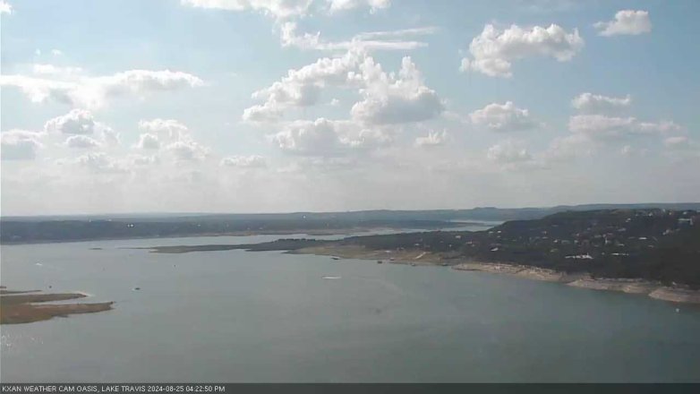 Lake Travis webcam, August 25, 2024 4:25 PM CT