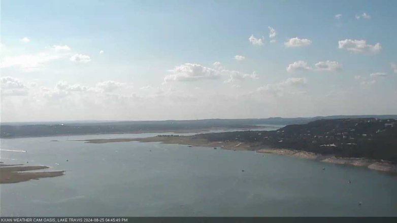 Lake Travis webcam, August 25, 2024 4:45 PM CT