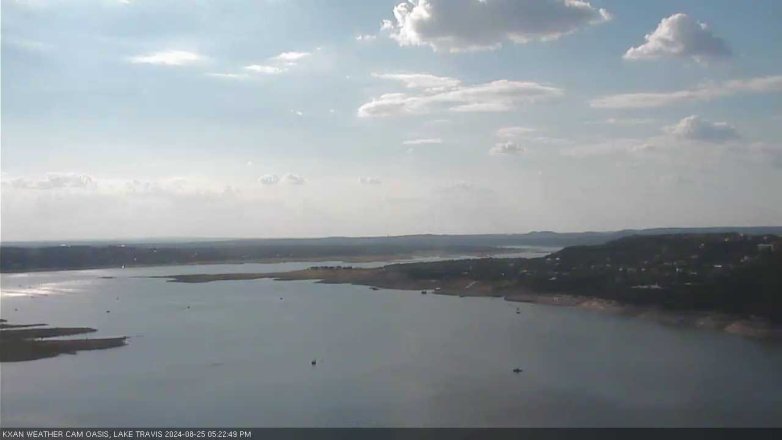 Lake Travis webcam, August 25, 2024 5:25 PM CT