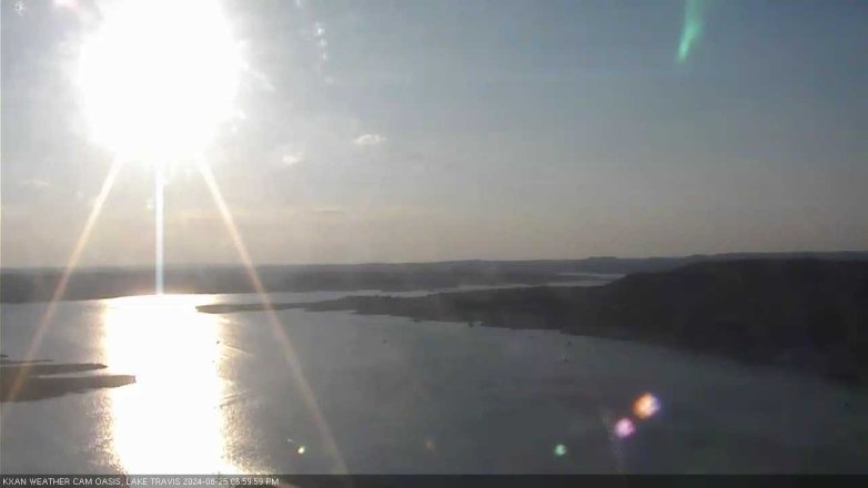 Lake Travis webcam, August 25, 2024 7:00 PM CT